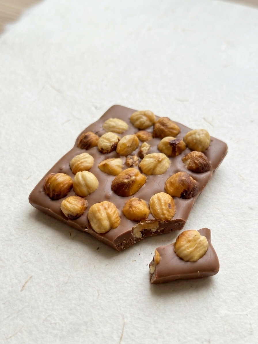 Handmade Milk Chocolate with Hazelnuts | Gustelle